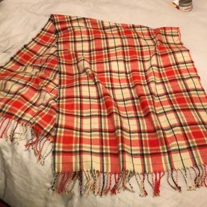 J. Crew Plaid Blanket Scarf